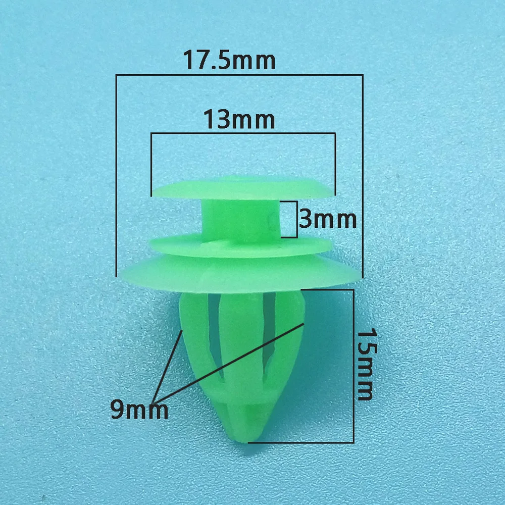 CNIKESIN 50 шт. 9 мм автоматическое пластиковое крепление зажимы для автомобиля облицовка дверной панели заклепки зажим КРЫШКА ДЛЯ BMW Серии E E85 E34 E91 стайлинга автомобилей