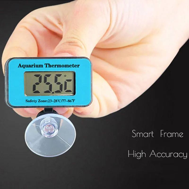 

LCD Digital Fish Tank Temp Meter Aquarium Thermometer Submersible Water Temperature Meter -50C~70C High/Low Alarm Temperature HY