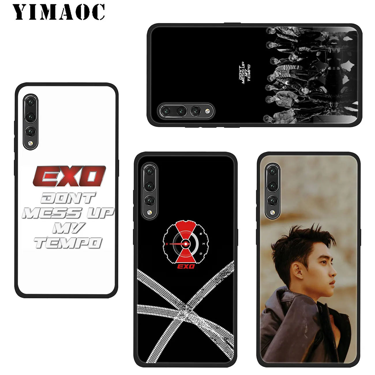 Мягкий силиконовый чехол YIMAOC EXO 5 для Huawei Honor 20 Pro 8C 8X 8 9 9X 10 Lite 7X 7A Pro|Бамперы| |