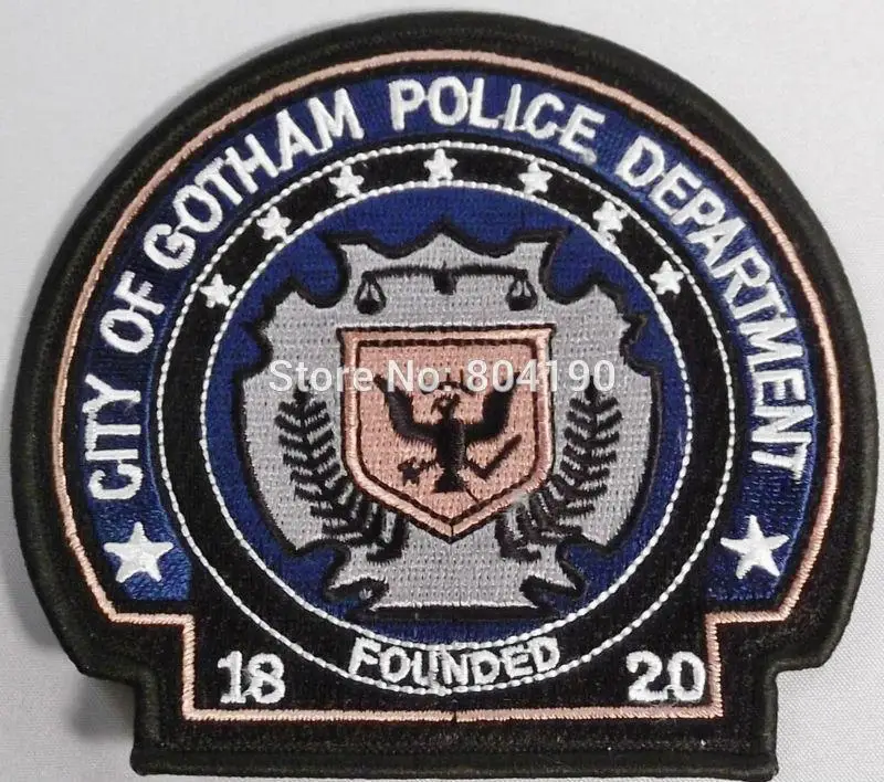 3 75 &quotБэтмен Темный рыцарь поднимается Gotham отдел щит логотип ТВ фильм серии Costome