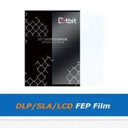 3 шт./лот DLP SLA ЖК-дисплей смолы 3D-принтеры часть УФ-FEP пленка лист с Размеры 140*200 мм для ANYCUBIC фото Wanhao Дубликатор D7
