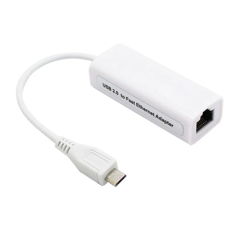 Адаптер Ethernet Micro USB RTL8152 к RJ45 LAN карте 10/100 м сетевая карта для Android планшета ПК