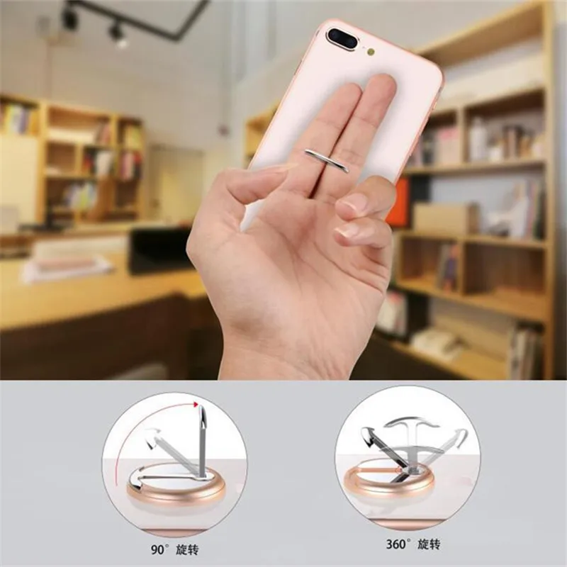 Cute Cat/Bear Ear Finger Ring Phone Holder For iPhone7 8 X Magnet 360 Degree Mobile Cell Phone Stand For Samsung Galaxy S9 S8 S7 Cute Cat/Bear Ear Finger Ring Phone Holder For iPhone7 8 X Magnet 360 Degree Mobile Cell Phone Stand For Samsung Galaxy S9 S8 S7