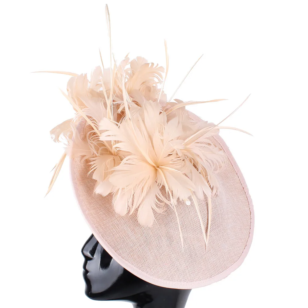 Hlinayi 2019 النقي اليدوية بردية جديلة غطاء الرأس البريطانية الأسود والأبيض مخطط قبعة صغيرة
