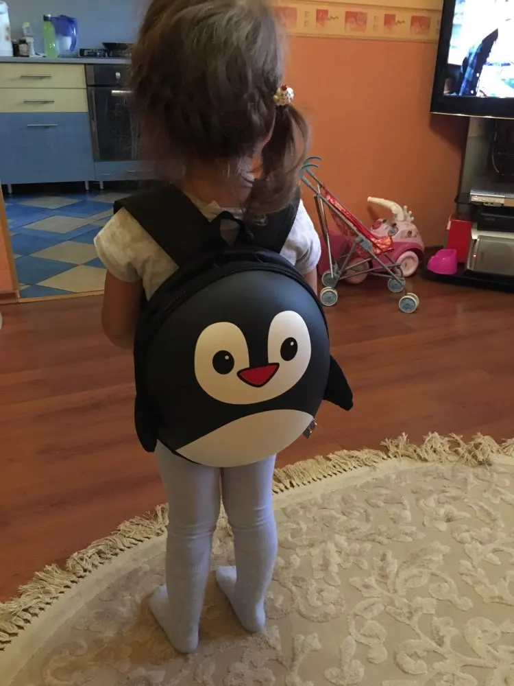 Новинка, детские школьные сумки с 3D рисунком, жесткий рюкзак для детей, для девочек, пингвин, школьный рюкзак для мальчика, mochila infantil