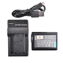 DSTE 1950 mAh NP-FW50 np-fw50 Camera Battery with USB Charger kit for Sony NEX-7 NEX-5N NEX-F3 NEX-5R NEX-6 NEX-3 NEX-3A NEX-3D