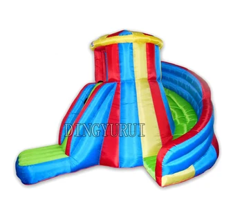 Best 5*4*3m Inflatable Slide,inflatable Jumping Bouncer Castle With Air Blower For Children
