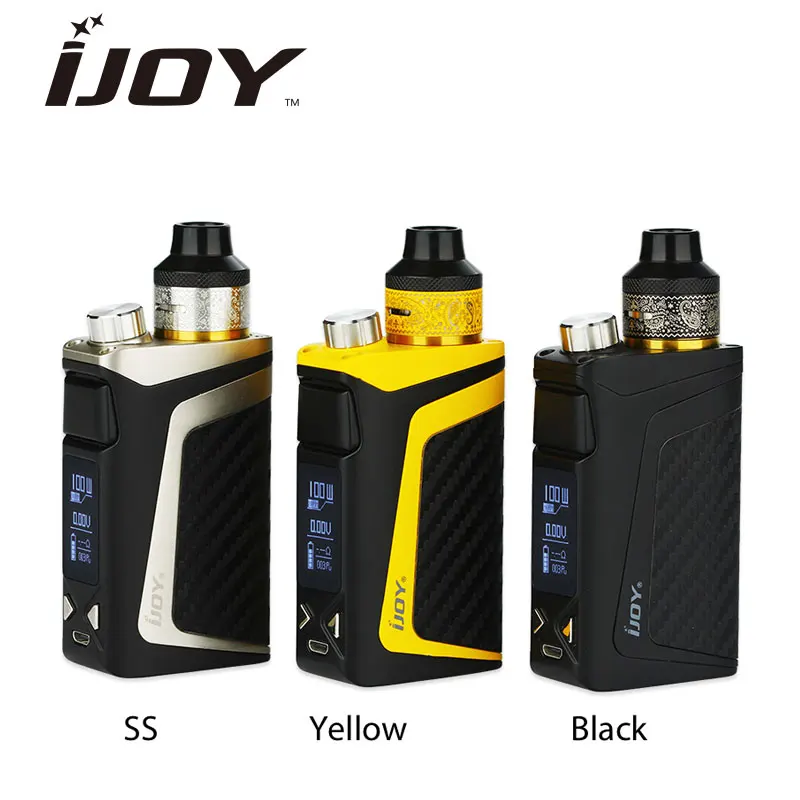 

Original 100W IJOY RDTA BOX Mini Vape Kit Built-in 2600mAh Battery MOD 6ml Capacity Tank RBM-C2 Coil E-cigarette Vape Kit