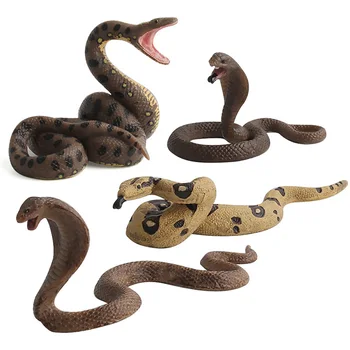 

Simulation Viper Figure Collectible Toys Snake Animal Action Figures Kids Animal Soft Rubber Toys