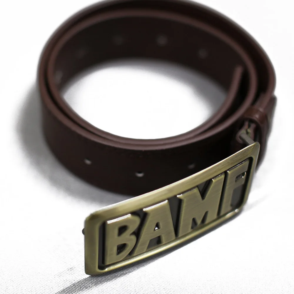 OW игровой ремень bamf Аксессуары Mccree ковбойский коричневый из искусственной кожи