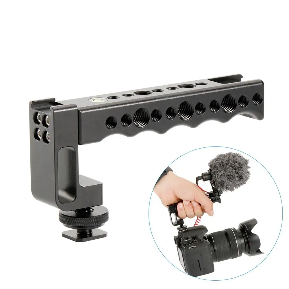BEESCLOVER Ulanzi алюминиевая видео стабилизирующая ручка Горячий башмак Удлинитель для SLR камеры стабилизирующая ручка для sony A7 серии r25