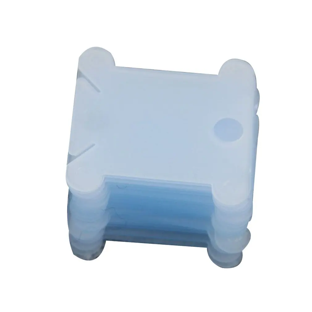 

50pcs Cross-stitch plastic winding plate Plastic Wire Winding Coil Plate Embroidery Cross Stitch Bobbin