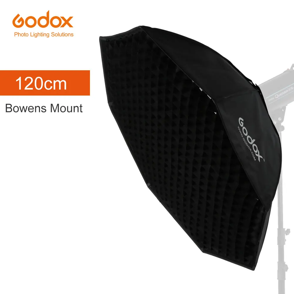 

Godox Pro 120cm 47" Studio Octagon Honeycomb Grid Softbox Reflector Softbox with Profoto Mount for Studio Strobe Flash Light