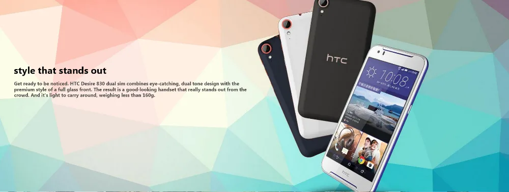 Бренд htc Desire 830, 3 ГБ ОЗУ, 32 Гб ПЗУ, 4G LTE, мобильный телефон, 5,5 дюймов, четыре ядра, две sim-карты, две sim-карты, 4 Гб, 13 МП, 2800 мАч, Android, смартфон