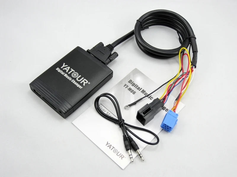 Yatour m06 coche Digital CD de música cambiador para Audi A2 A3 A4 A6 1999-2003 A8 Allroad TT USB M