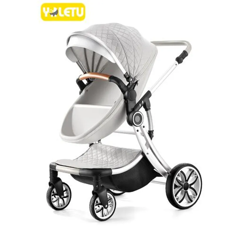 

Voondo Stroller is available, lying and folding, tall and portable to look, double-sided newborn shock absorber 0-4 months