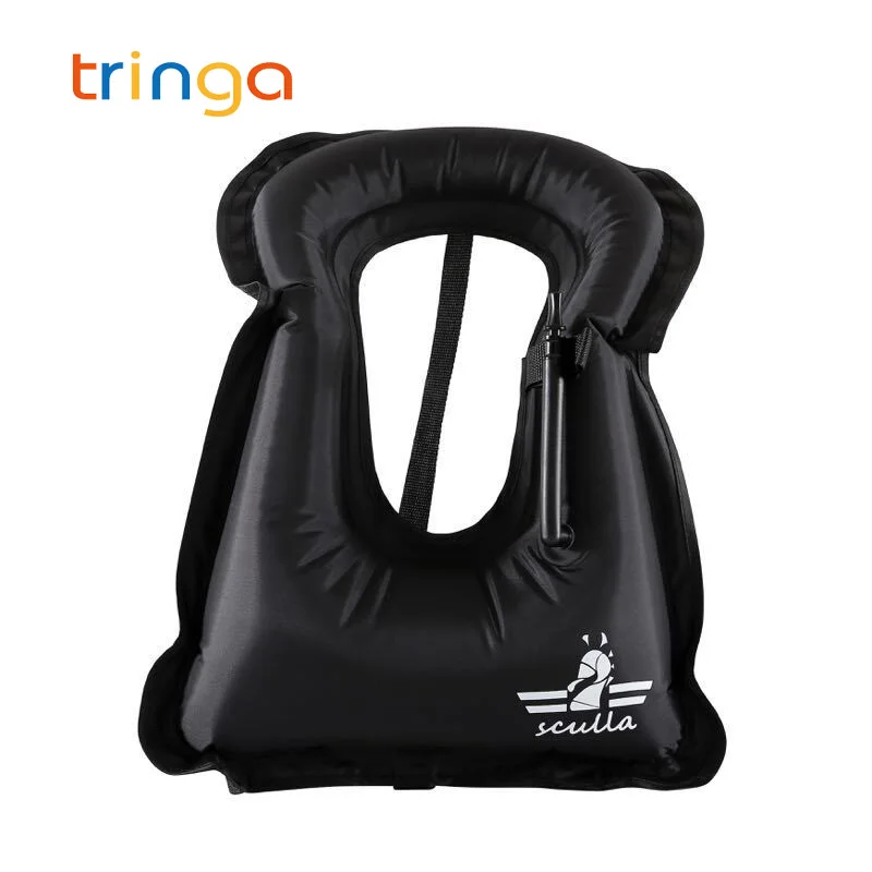 

Buckled Swimming Lightweight Floating Inflatable Aid Safe Buoyancy Snorkeling Adult Child Life Vest TPU Portable Adjustable Belt