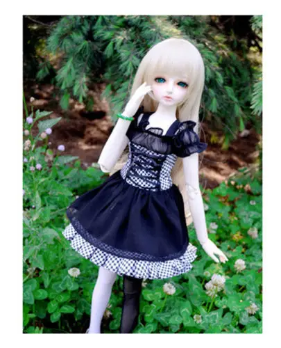 [Wamami] 130# черная одежда платье 1/4 MSD DOD AOD BJD Dollfie