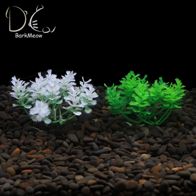 

BarkMeow 6cm Simulation Aquatic Plants Fish Tank Aquariums Landscape Microcosmic Decorate TPC Underwater Accessories BMCX52