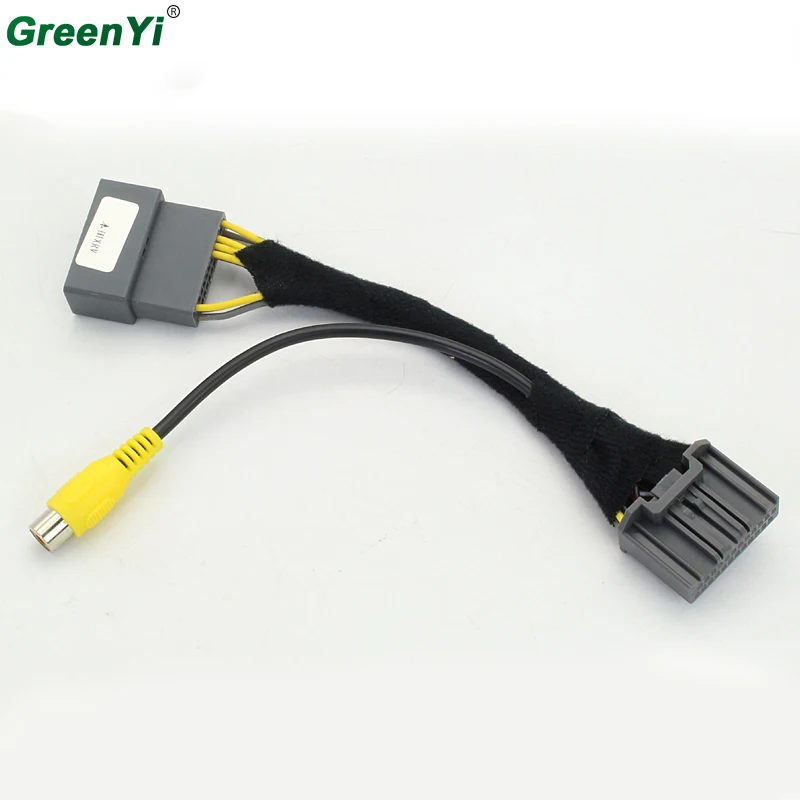 

GreenYi Car Rear View Camera Reverse Backup RCA Video Convert Cable Adapter Plug For Honda Vezel HR-V XRV XR-V TFT Screen