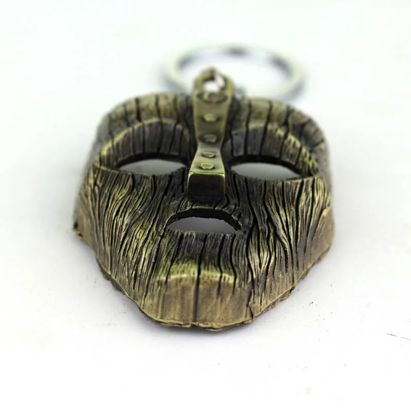 La máscara clave cadena anillo comedia colgante de Metal llavero coche Chaveiro unisex hecho a mano Llaveros Accesorios