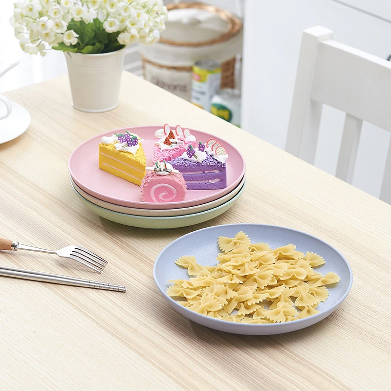 Baby Feeding Dishes Children Plate Wheat Straw Dinnerware Environmental Creative Kids Solid Bowl Snack Fruit Tableware MBG0410 Baby Feeding Dishes Children Plate Wheat Straw Dinnerware Environmental Creative Kids Solid Bowl Snack Fruit Tableware MBG0410