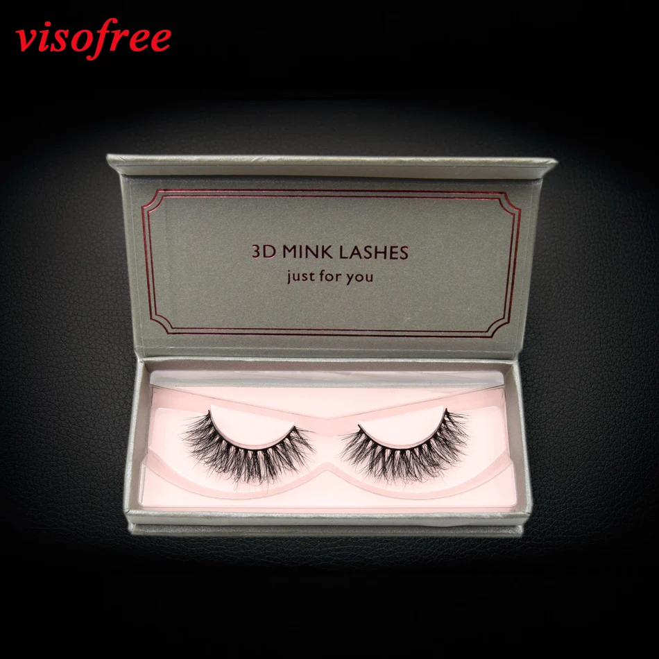 

Visofree 3D Mink Lashes Medium Volume Cruelty Free Mink Eyelashes Handmade 3D Mink Eyelashes Lightweight and feathery Lashes