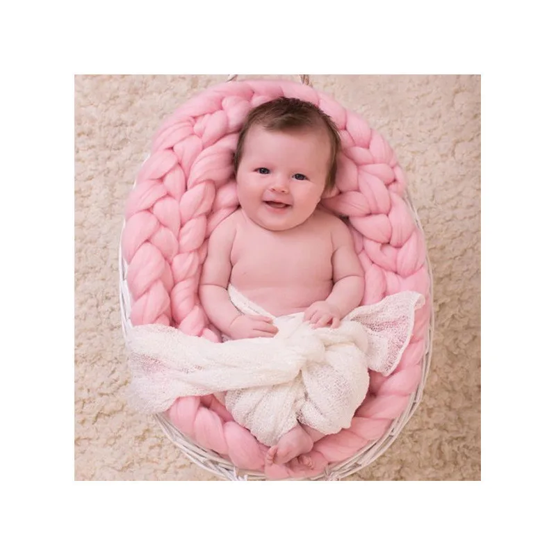 Crochet Baby Blankets Newborn Photography Props Best Christmas Gifts