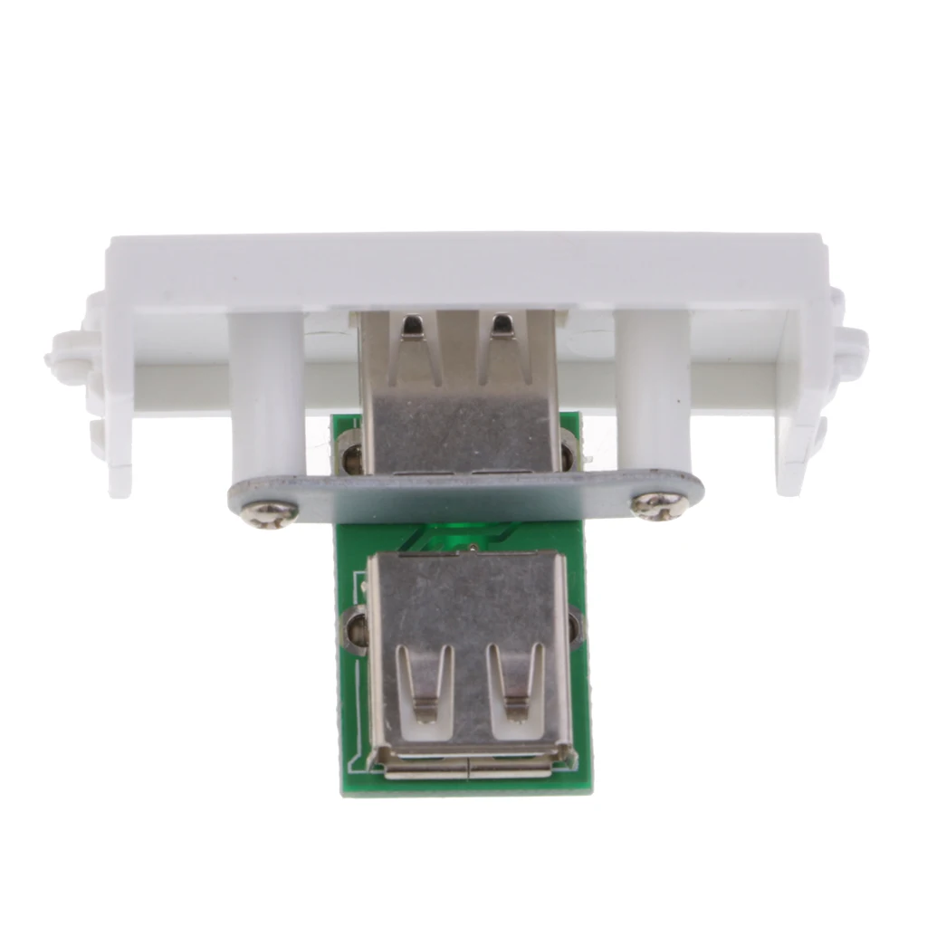 Durable USB Wall Socket Module Modular Wallplate with Frame Directly Plug
