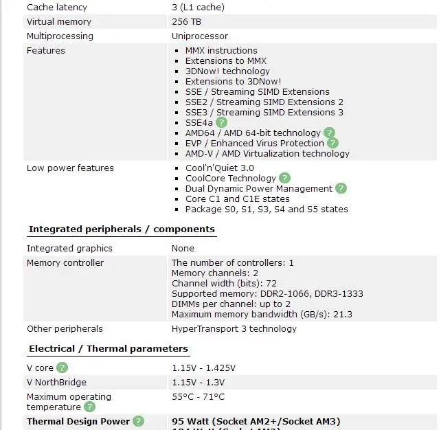 Процессор AMD Phenom II X4 810-HDX810WFK4FGI Quad-Core AM3 938 cpu