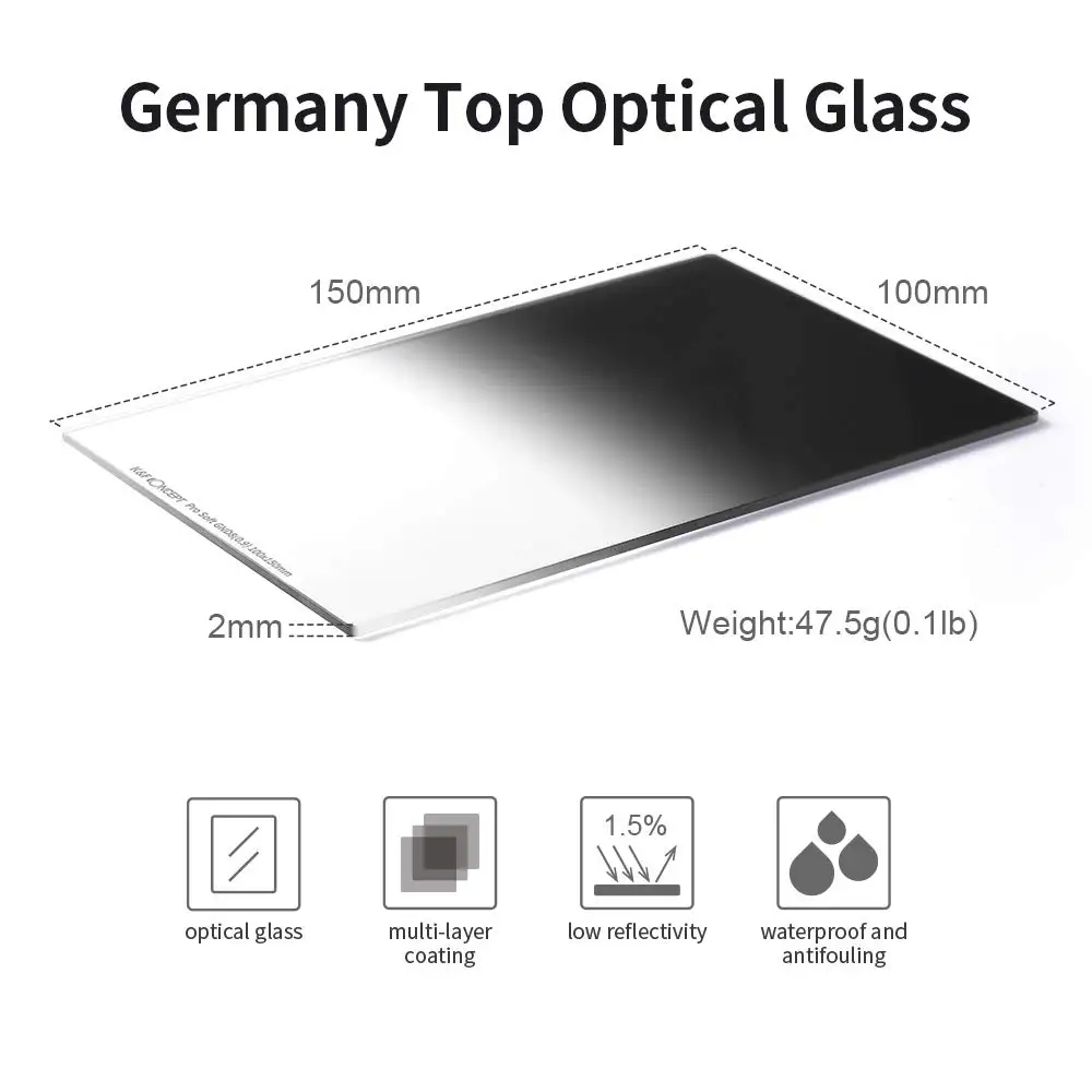 K&F Concept Square Filter100X150mm Soft Grad