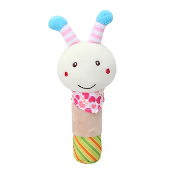 

Baby Rattle Mobiles Cute Baby Toys Cartoon Animal Hand Bell Rattle Soft Toddler Plush Baby Toys