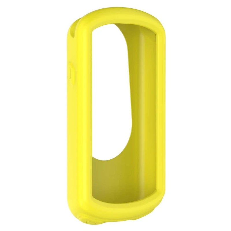 Многоцветный силиконовый чехол для Garmin Edge 1030 gps для велосипедного компьютера - Цвет: Цвет: желтый