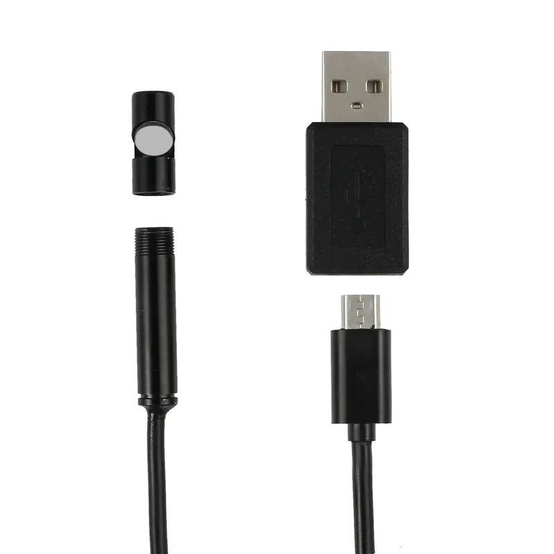 Neoteck 5,5 мм объектив Android OTG USB увеличители камера 2 м 10 м Смартфон Android USB эндоскоп Инспекционная камера со змеиной трубкой 6LED