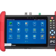 7 дюймовый тестер системы скрытого Видеонаблюдения Монитор IP тестер аналоговых камер 4MP 2MP wifi Onvif PTZ контроль POE 12 В выход
