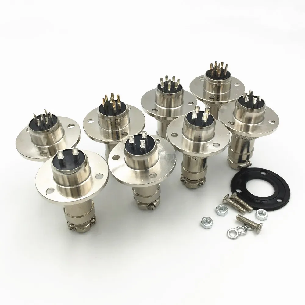 1 комплект GX16 с 3 х отверстиями фланец авиационный разъем XLR 16 мм 2 4 5 6 7 8 9