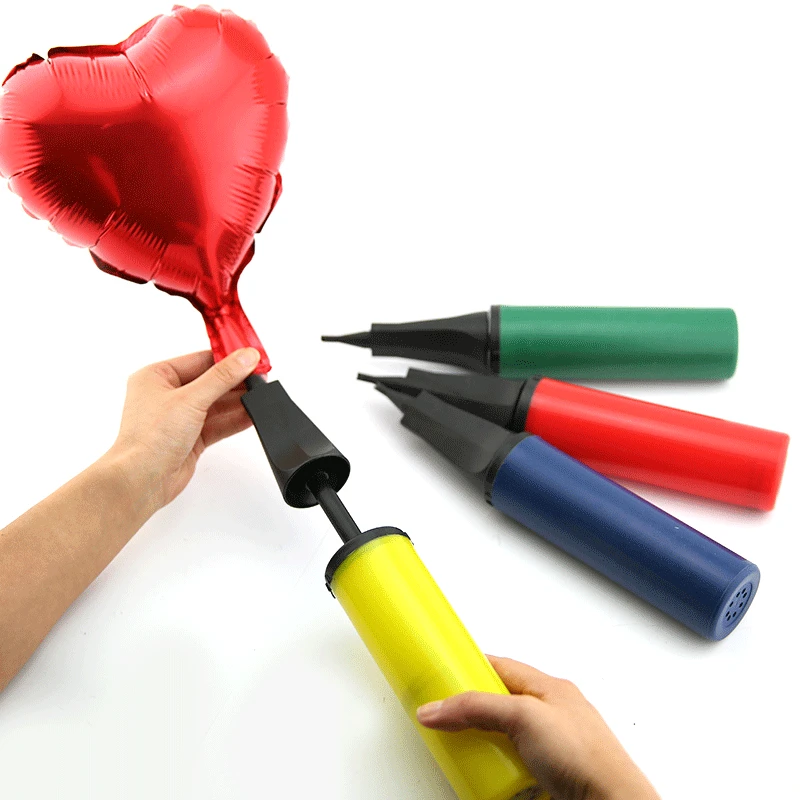 IUKUNNE Hand-Luftballonpumpe Im 3er-Set – Ergonomisch, Antirutsch, Für Partyballons, Folienballons & Yoga-Bälle – Schnell & Einfach Aufblasen