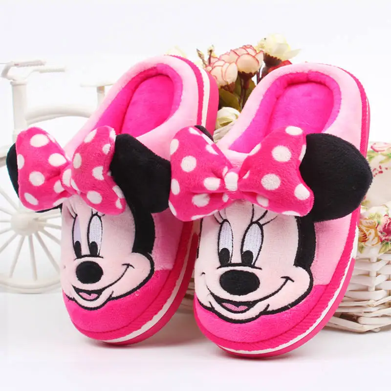 Disney детская одежда из хлопка зимняя домашняя Нескользящая теплая новый теплый