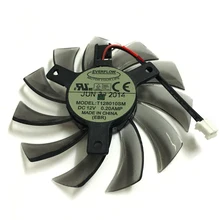 GIGABYTE GTX460 470 580 Cards' Cooler PLD08010S12H T128010SM 75mm 2Wire 2Pin Graphics Video Card VGA Cooling Fan