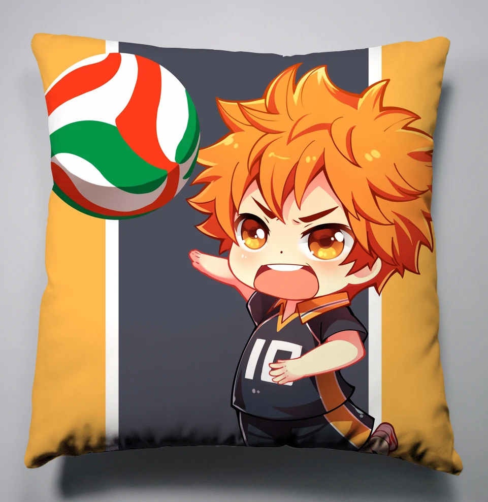 Аниме Манга Haikyuu! Шелковая наволочка чехол для подушки крышка 40 х см подушка