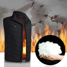 

New Electric Heated Front/Back Both Heating Man Jacket Vest Waistcoat Woman Coat Feather Thermal Softshell Jacket
