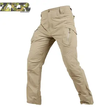 

Zuoxiangru Tactical Cargo Pants Men Combat Swat Army Military Pants Cotton Many Pockets Stretch Flexible Man Casual Trousers