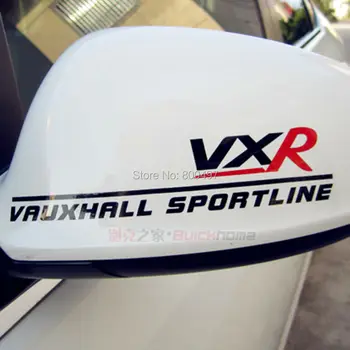 

2 x Car Styling Classical Car Vinyl Decal VXR Rear View Decorative Reflective Stickers Car Accessories For Vauxhall Sportline