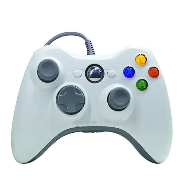 Оптовые продажи с фабрики геймпад для Xbox 360 проводной контроллер XBOX джойстик ПК