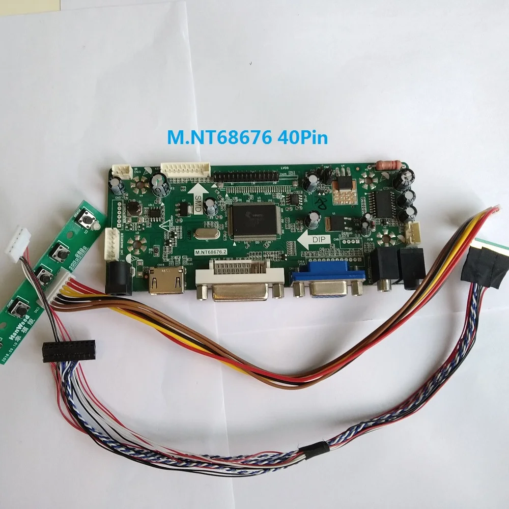 Комплект для HSD101PWW1-A00 монитора M. N68676 HDMI lcd 1280X800 LVDS 40pin светодиодный DIY VGA DVI панель экрана 10,1 "плата контроллера