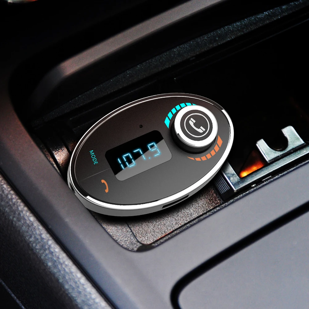 Беспроводной fm-передатчик Bluetooth автомобильный набор, автомобильные инструменты для Зарядное устройство Mp3 плеер громкой связи Bluetooth V2.1 зарядных порта USB для автомобиля Зарядное устройство для iPhone samsung