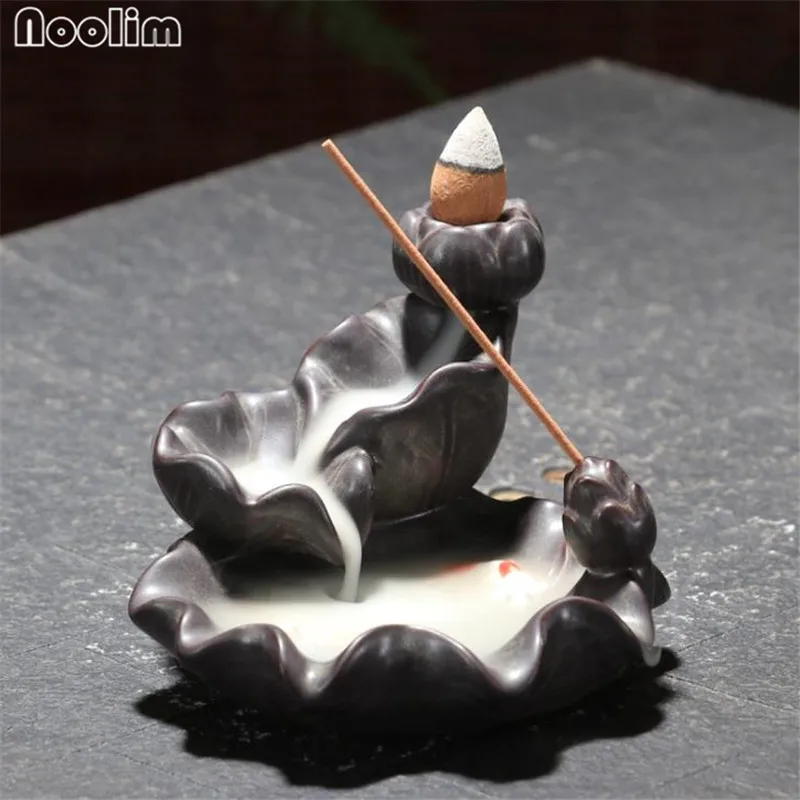 Waterfall Incense Burner Backflow Decoration Home Office Teahouse Universal 