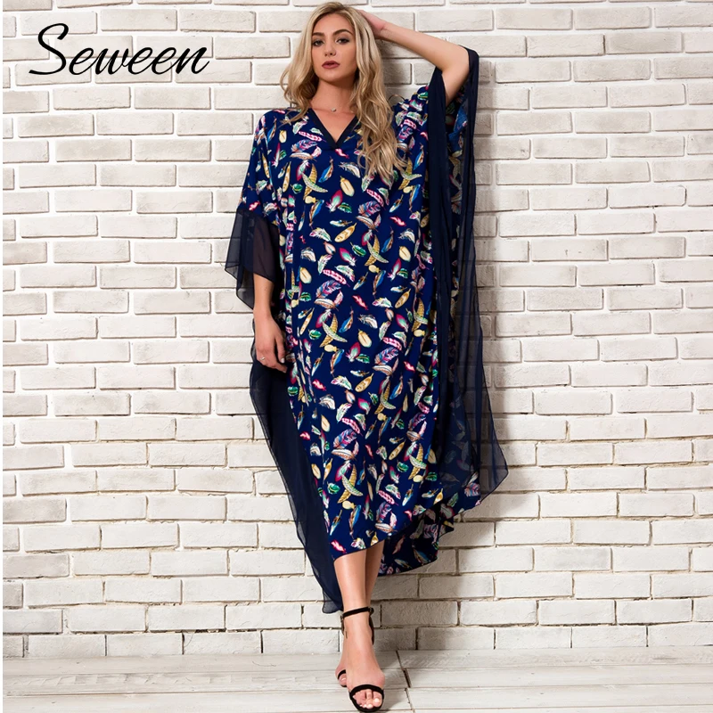boho chiffon kleid