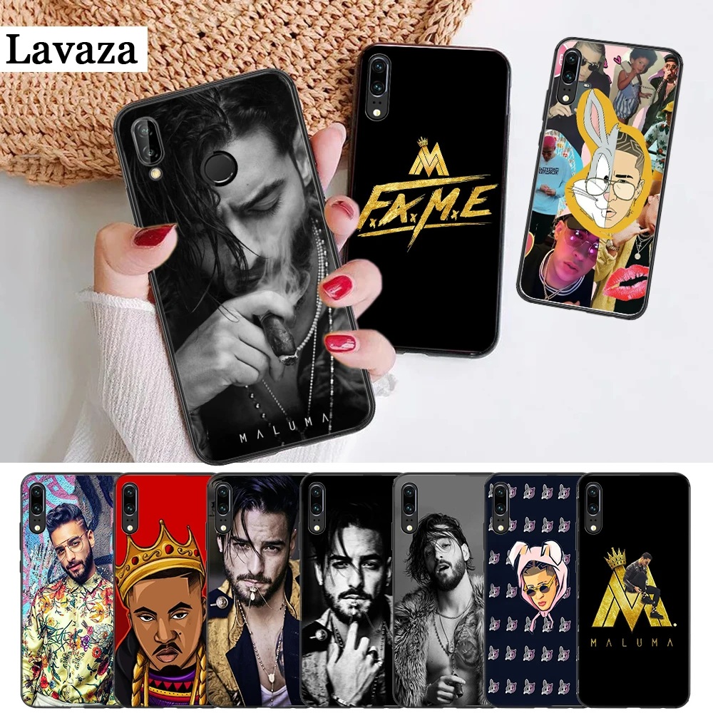 

Lavaza Bunny Maluma Ozuna Rapper Silicone Case for Huawei P8 Lite 2015 2017 P9 2016 Mimi P10 P20 Pro P Smart 2019 P30 Lite Pro