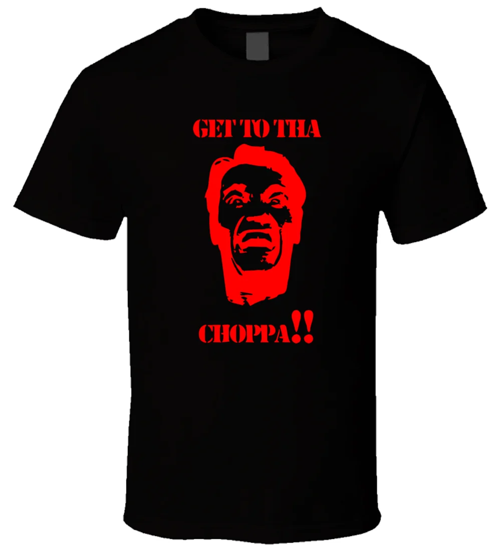 Добраться до CHOPPA Арнольд Шварценеггер 3 Новая горячая Распродажа Черный Для мужчин футболка S-3XL новый человек Дизайн Футболка с принтом